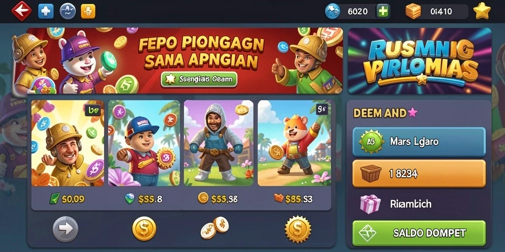 Karakter-karakter unik dengan kemampuan khusus.