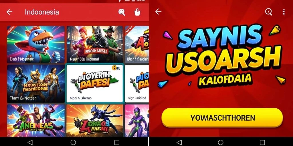 Berbagai karakter unik untuk dipilih saat bermain.