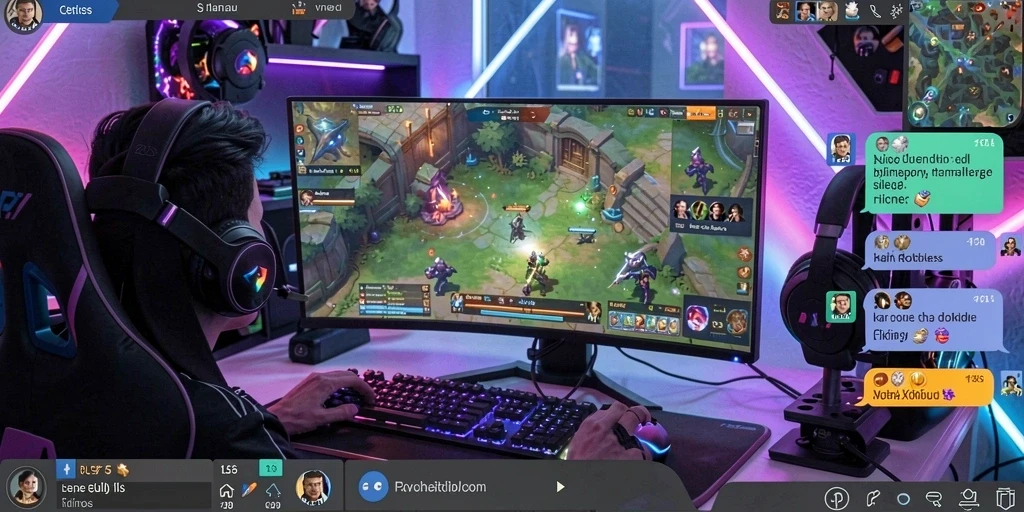 Fitur sosial yang memungkinkan interaksi antar pemain.