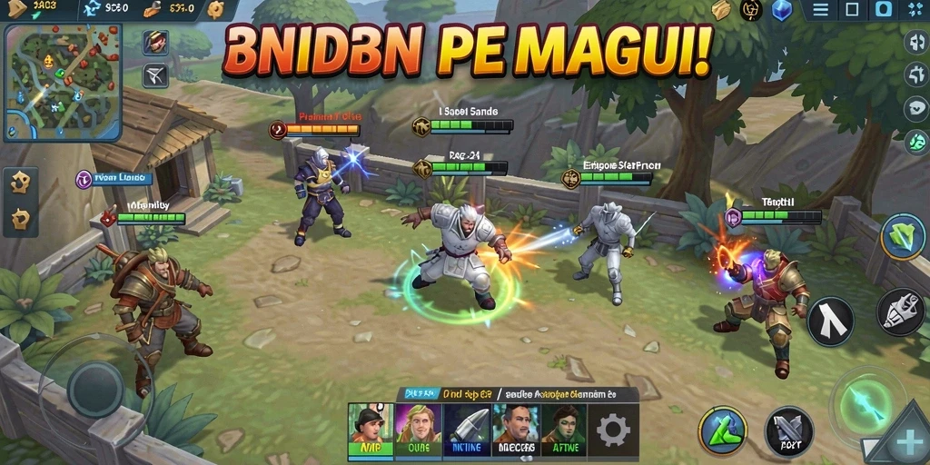 Pemandangan menakjubkan dari dunia fantasi.