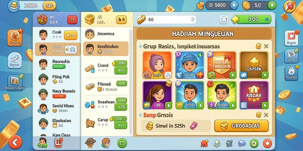 Kegiatan event dalam permainan yang seru dan menarik.